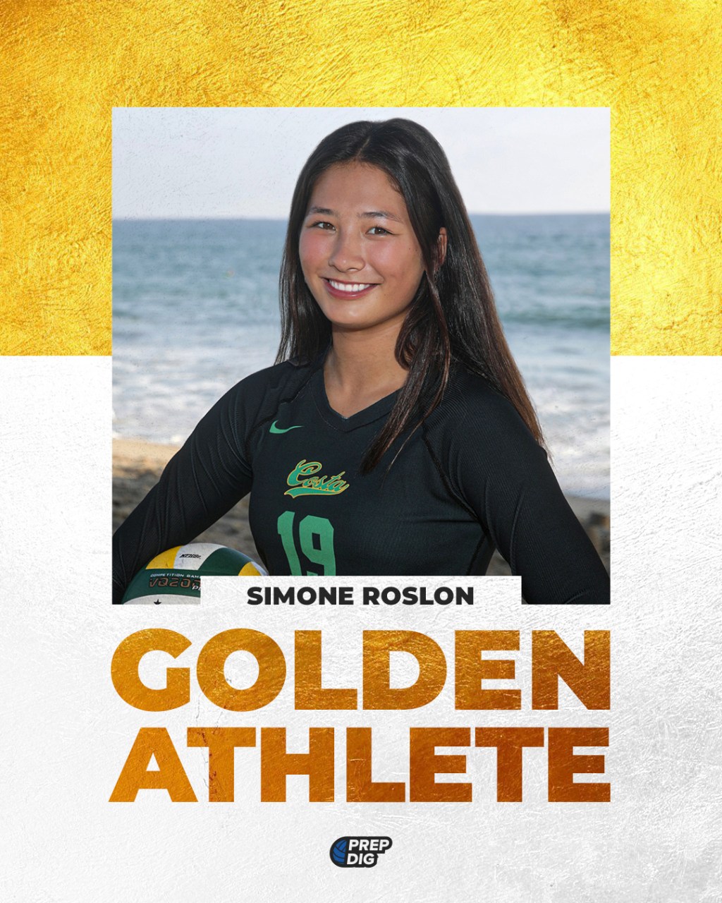 Golden Athlete: Simone Roslon Shares Spotlight