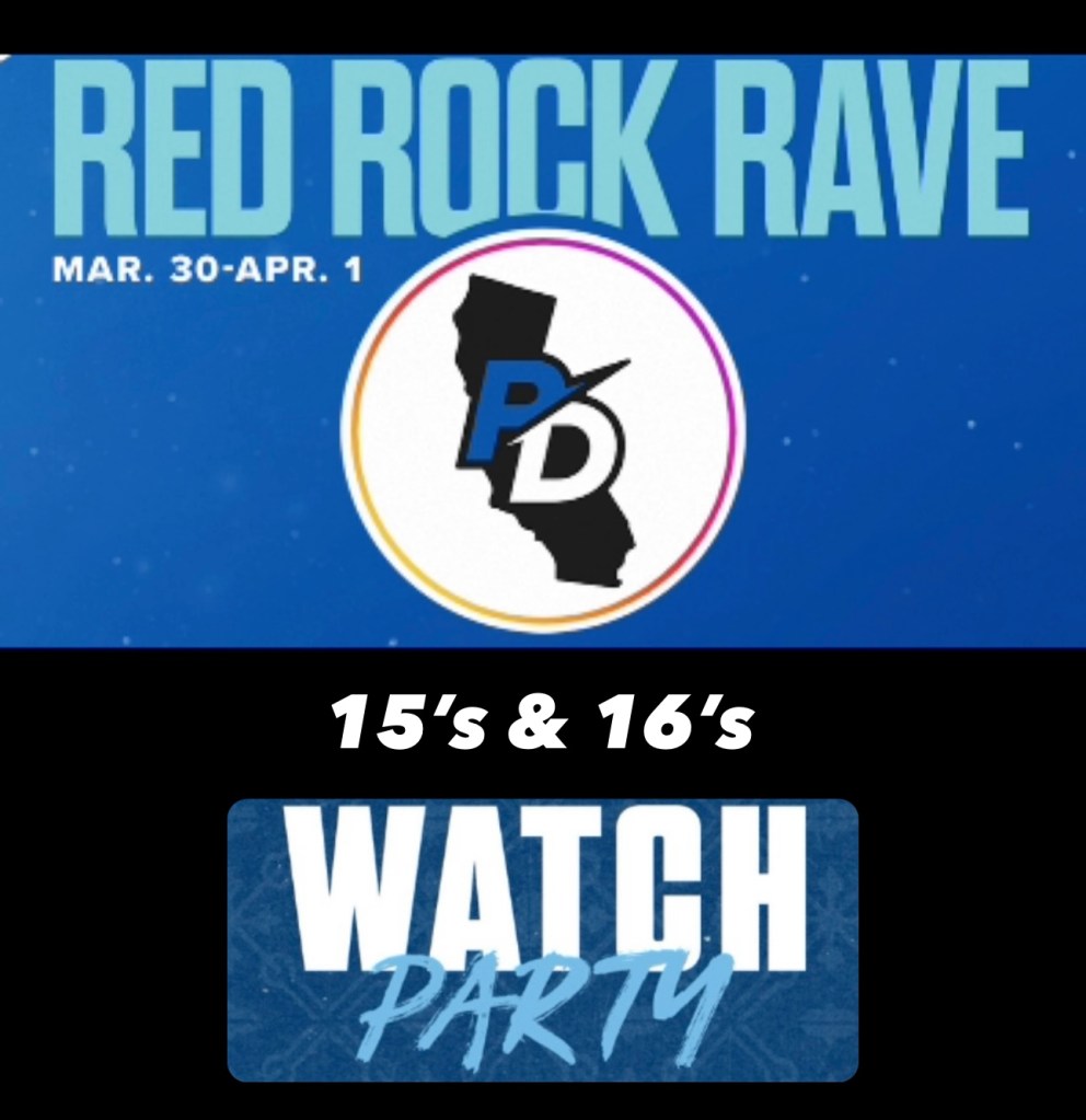 Red Rock Rave: Watch Party 15’s and 16’s