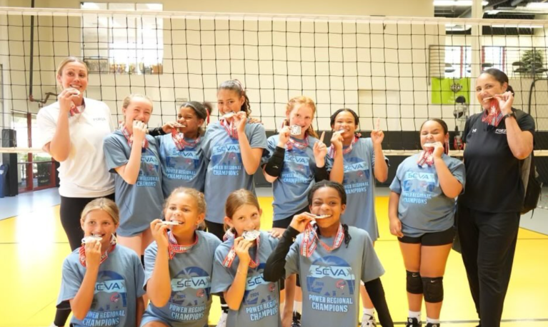 SCVA Championships - 11U Girls Top Three Finishers