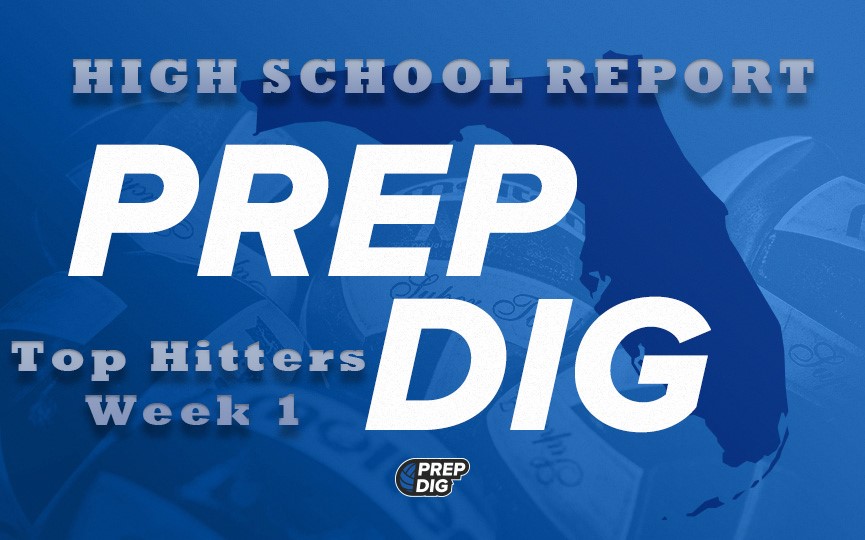 Top Hitters &amp;#8211; High School (Week 1)