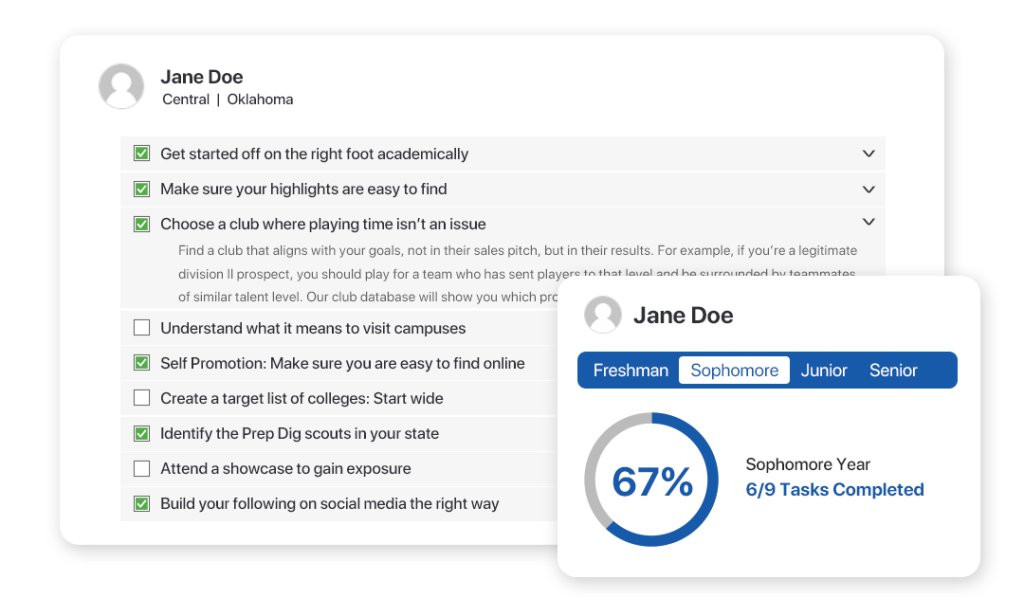 Tasks are your recruiting timeline.