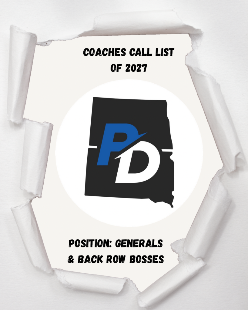 June 15th Call List for Setters &amp; Liberos/DS in the Dakotas