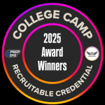 College Camp Awards: Recruitable Credential Earned