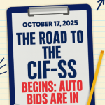 The Road to the CIF-SS Begins: Auto Bids Are In