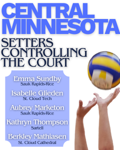 Central Minnesota Setters Controlling the Court