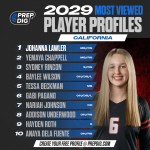 Top 10 Rated: 2029 Most Viewed Player Profiles