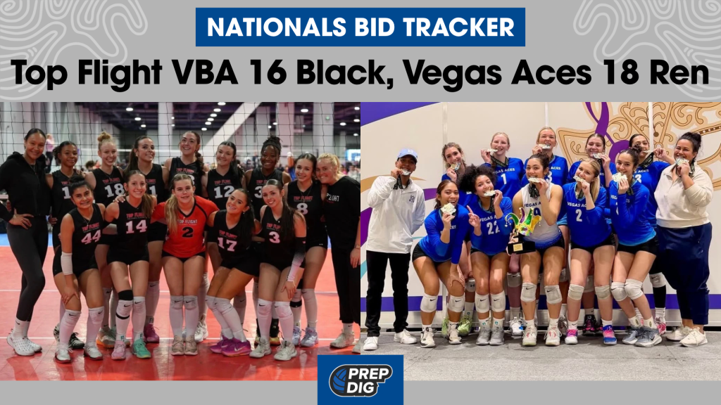 Nationals Bid Tracker: Top Flight VBA 16 Black, Vegas Aces 18 Ren