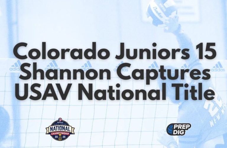 Colorado Juniors 15 Shannon Captures USAV National Title