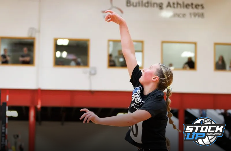 Middles Playing With Passion at the Stock Up Showcase