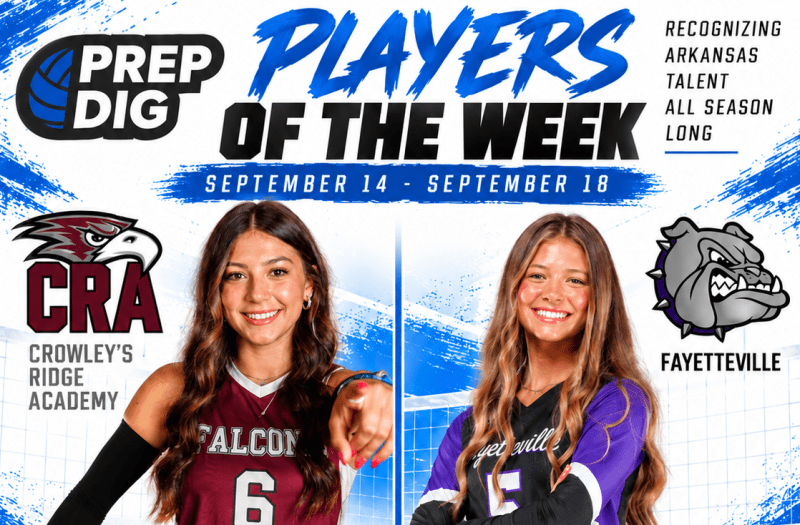 Prep Dig Arkansas Players of the Week: Sept 14th -18th