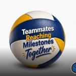 Teammates Reaching Milestones Together